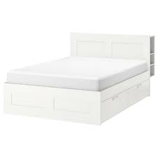 Brusali bed frame with 4 storage boxes white luröy img_stauraum bett finnland kernbuche gr, image source: Bett Mit Stauraum Schaffe Platz Ikea Deutschland