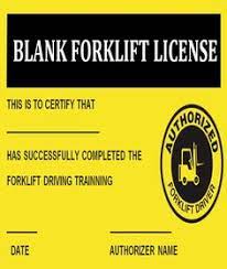 Forklift training template free / forklift training template free : 16 Forklift Certification Card Template Ideas Forklift Card Template Certificate Templates