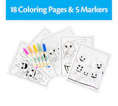 Color wonder marker inks appear only on special the regular baby shark coloring pages from crayola (with stickers) is a much better deal, my 4 year old has those. Color Wonder Baby Shark Coloring Pages Set Crayola Com Crayola