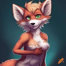 A fox, female, furry on Craiyon