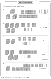 Base ten blocks (also known as base 10 blocks and place value blocks) is an online mathematical manipulative that helps students learn addition, subtraction, number sense, place value and counting. Base Ten Blocks Worksheets Base Ten Blocks Math Place Value Base Ten