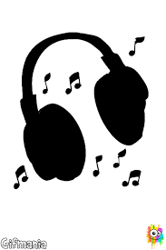 Free coloring sheets to print and download. Headphones Coloring Page