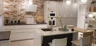 Ikea Ringhult Kitchen In Light Grey Gloss And White Gloss At The Ikea In Ashton Kok