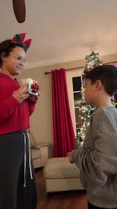 When your brother wants to open his gifts