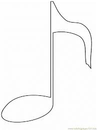 Your kids will increase their vocabulary by learning about different anima. Music Note Coloring Page For Kids Free Simple Shapes Printable Coloring Pages Online For Kids Coloringpages101 Com Coloring Pages For Kids
