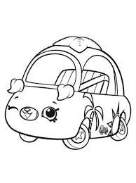 Car coloring pages for kids to print and color. Kids N Fun Com 10 Coloring Pages Of Shopkins Cutie Cars