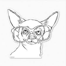 Finding a few quiet moments for ourselves can be challenging these days. Tabitha The Chihuahua Decal Sticker Chihuahua Art Gifts For Etsy Hipster Animals Chihuahua Art Puppy Coloring Pages