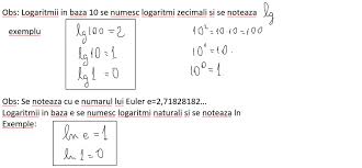 De aceea, folosirea expresiei numere zecimale pentru a denumi numerele scrise in baza 10 poate fi confuza uneori. Matematica Bacalaureat Evaluare Nationala Variante Rezolvatelogaritmi Matematica Bacalaureat Evaluare Nationala Variante Rezolvate