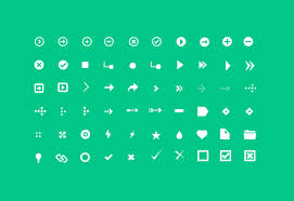 Listicons 2 Arrows Bullets Bullet Designs Design Freebie Bullet