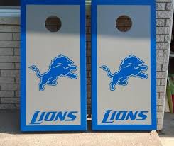 Detroit Lions Cornhole Boards Diy Cornhole Boards Cornhole Boards Cornhole