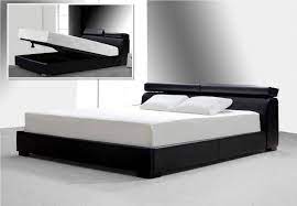Letti matrimoniali con o senza contenitore. Letto Contenitore Matrimoniale Moderno Con Doghe E Rete Letto Ecopelle Nero It Ebay