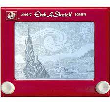 Everything Changes It S Like Etch A Sketch He Said You Can Shake It Up And We Start All Over Again Etch A Sketch Art Etch A Sketch Childhood