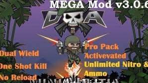 Mini Militia V3 0 6 Unlimited Nitro Ammo No Reload One Shot Kill Mod Apk In 2021 Download Hacks Mod App Download Free App