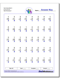 Fact Family Worksheets Practice With These Math Worksheets Reinforces The Relationshi Addition And Subtraction Worksheets Math Fact Worksheets Math Worksheets