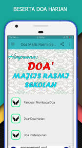 Tak lengkap rasanya, jika sesuatu majlis itu diadakan dengan tanpa iringan doa bagi. Doa Majlis Rasmi Sekolah Fur Android Apk Herunterladen