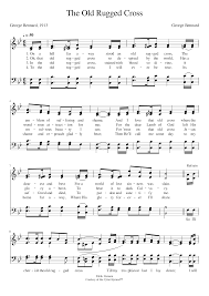 On a hill far away stood an old rugged cross the emblem of suffering and shame and i love that old cross where the dearest and best for a world of. The Old Rugged Cross George Bennard Sheet Music For Piano Piano Duo Download And Print In Pdf Or Midi Free Sheet Music For The Old Rugged Cross By George Bennard