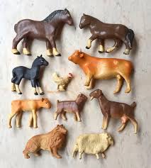 Vintage Rubber Farm Animals John Derian Farm Animals Animals