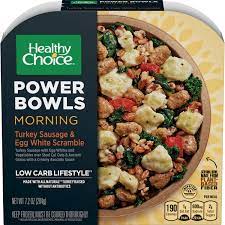 In reality, 90% of americans consume far more than this. Healthy Choice Power Bowls Turkey Sausage Egg Scramble Breakfast Frozen Meals 7 2 Oz Walmart Com Walmart Com