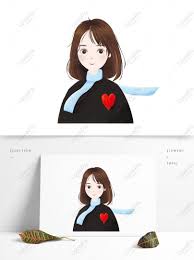 I refused to believe that short hair was not attractive to guys. Fashion Love Scarf Short Hair Girl Pattern Design Psd Images Free Download 1369 1024 Px Lovepik Id 728764913