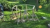 The swing set fire pit pergola is easiest built with 2 able bodies on hand that have a somewhat general knowledge of carpentry and power tools, and should be able to be. How To Build Fire Pit Porch Swing By Yourself Youtube