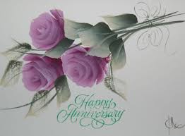 Hand Painted Greeting Cards Happy Anniversary Cards Happy Anniversary Happy Anniversary Photos