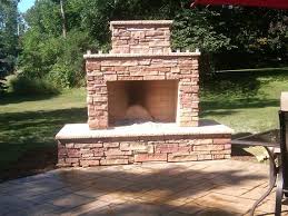 Diy shiplap electric fireplace & mantel. Pima Ii Diy Outdoor Fireplace Construction Plan Etsy