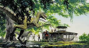 Find A Way Out Of The Witch Hunters Outpost Jurassic Park 3 Raptor Attack Concept Art By Jack Johnson Jurassicpark3 Jurassicpark Velociraptor Jurassic Park World Jurassic Park Jurassic Park Series