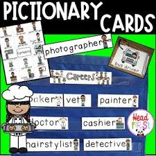Careers Community Helpers Vocabulary Words And Picture Cards Writing Center Esl Theme Words Community Helpers Unit Word Poster