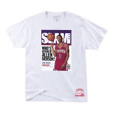 Is about people understanding the allen iverson shirt and by the same token and prevention of it and following it there are more than two outcomes. Slam Cover Tee Allen Iverson Rookie Cover Slam Goods