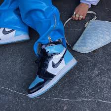 Pin On Air Jordan 1 Blue Chill Unc Patent Cd0461 401
