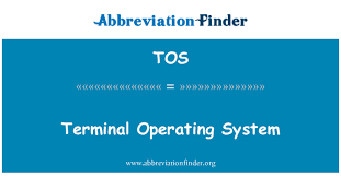 Tos Definition Terminal Operating System Abbreviation Finder