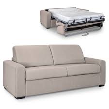 Canapé d'angle convertible ouverture facile rapido en tissu ou lin saint malo le canapé d'angle lit saint malo est un modèle à l'esprit bord de mer. Canape Convertible 3 Places Louna Luxe En Tissu Beige Ouverture Express Matelas 18 Cm