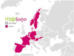 Europe map by googlemaps engine: European Countries I Ve Visited Austria Belgium Denmark France Germany Netherlands Norway Slovakia Spain Sweden