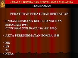 Ruang buka dalam dinding berhampiran tidak dibenarkan. Jabatan Bomba Dan Penyelamat Malaysia Fire Requirement In