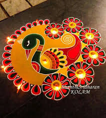 Peacock Rangoli Rangoli Designs For Competition Rangoli Designs Diwali New Rangoli Designs