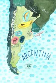 With Love The Argentina Family Memories Of Tango And Kugel Mate With Knishes Available On Ama Mapa De Argentina Argentina Mapas Ilustrados