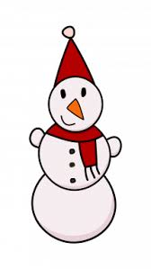 Simple Tutorial For Kids Snowman Drawing Tutorial Draw A Snowman Drawings