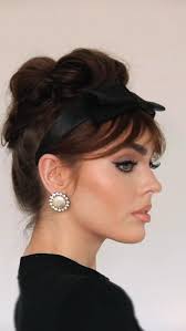 Brigitte Bardot Bun with Faux Bangs by Jackie Wyers