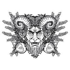 The Great God Pan Essential T Shirt By Zugart Pan Mythology Pagan Tattoo Goat Horns