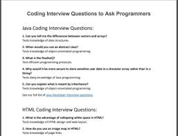 Coding Interview Questions For Programmers With Download