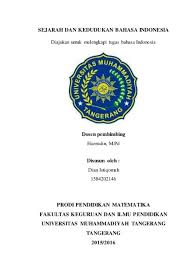Maybe you would like to learn more about one of these? Cover Makalah Pengertian Format Dan Contoh Lengkap Dosenpintar Com