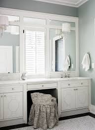 We actually have double vanities in most of the mountain house bathrooms, which makes it hard to do a single round. Bathroom Mirrors 25 Ideas Types And Designs For Your Bathroom