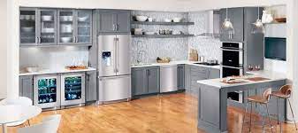 This is a list of cooking appliances that are used for cooking foods. Matching Kitchen Appliances Nice Matching Kitchen Appliances Matching Appliances With Grey Kitchen Cabinets Kitchen Cabinet Remodel Kitchen Design