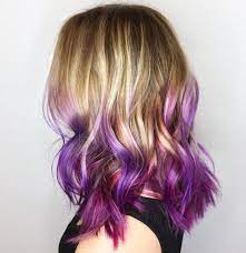 See more ideas about hair, hair styles, dyed hair. Honey Blonde Hair With Purple Ombre Ombre Hair Blonde Purple Ombre Hair Purple Hair Tips