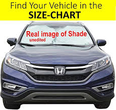 Windshield Sun Shade Exact Fit Size Chart For Cars Suv Trucks Minivans Sunshades Keeps Your Vehicle Cool Heat Shield Mplus