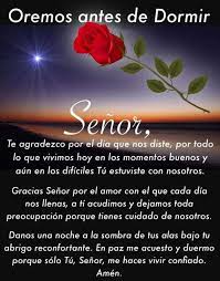 Puedes usarla cuando hay problemas en casa, para lugares donde se percibe intranquilidad, para que la escuchen personas con vicios o adicciones mientras duermen si tu quieres que se liberen. Oracion Antes De Dormir El Mensajero De Dios Facebook