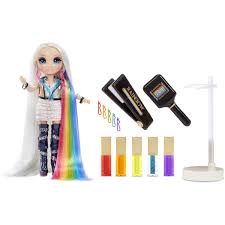 Here are 3 new barbie fashionistas wheelchair dolls 2021. Rainbow High Hair Studio Doll With Rainbow Hair Extra Long Washable Hair Colour Big W