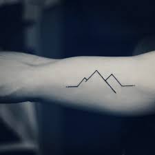 Mountain Minimal Tattoo Tattooartwork Tattoos Tattoominimal Tattoospecial Ink Tattooin Geometric Mountain Tattoo Tattoos For Guys Mountain Tattoo Simple