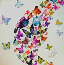 Download 1,001 flock butterflies stock illustrations, vectors & clipart for free or amazingly low rates! Swarm Of Butterflies Painting By Munir Alubaidi Saatchi Art