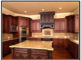 kitchen with cherry cabinets design ideas
